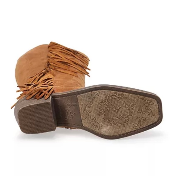 - SO® Singalong Women's Fringe Knee-High Boots - Picture 6 of 7